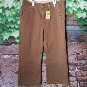 Denim Light Brown Boot Cut Tab Twills Pants